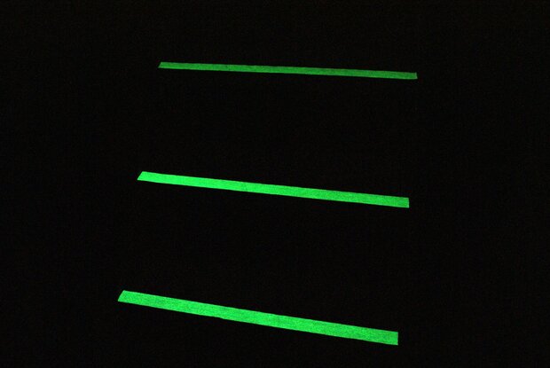 Antirutsch Klebeband Glow in the Dark 75 mm