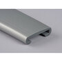 Kunststoff Flachhandlauf F508-011 Wei&szlig;-aluminium